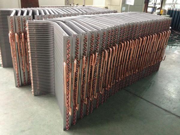 High efficinecy fin type condenser coils